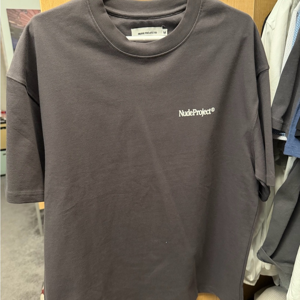 Nude Project Short Sleeve Tee in Dark Gray